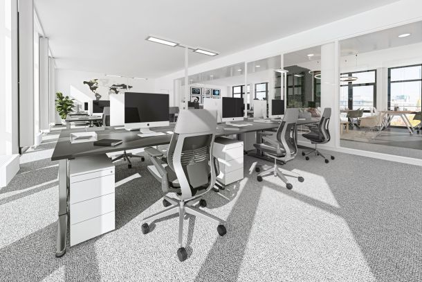Moderne, helle Büroflächen